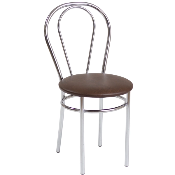 Krzesło Tulipan brązowy